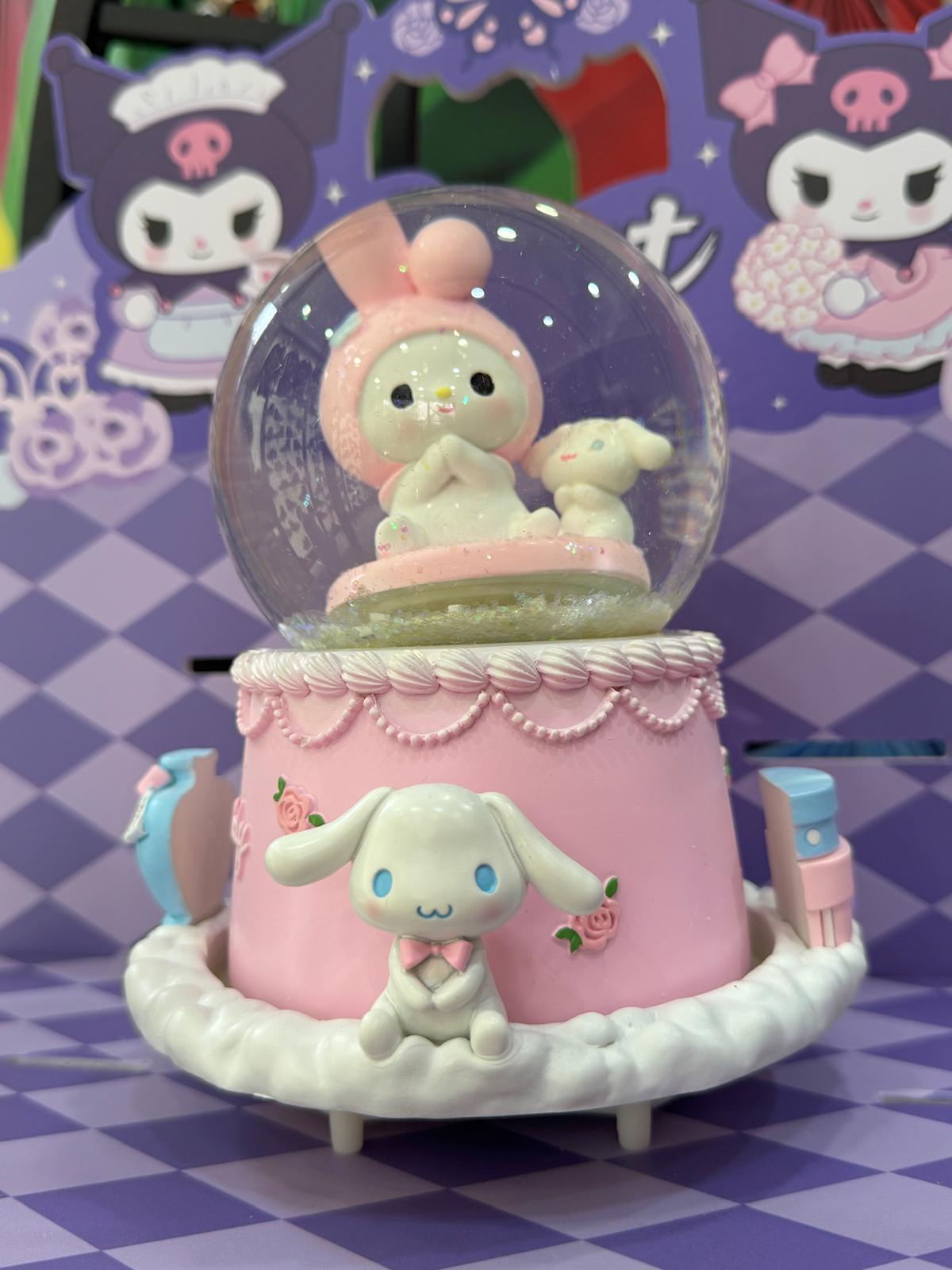 Mymelody Büyük Boy Dönen  Işıklı Ve Müzikli Kar Küresi