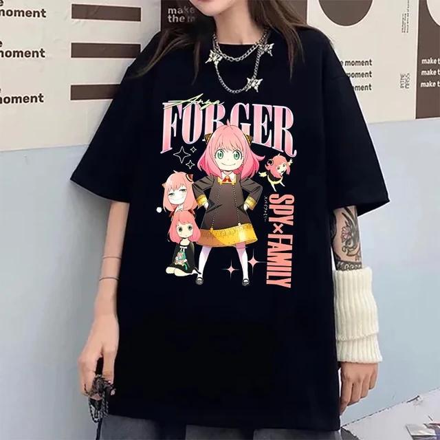 SpyxFamily Forger Baskılı Siyah Tshirt Tişört 