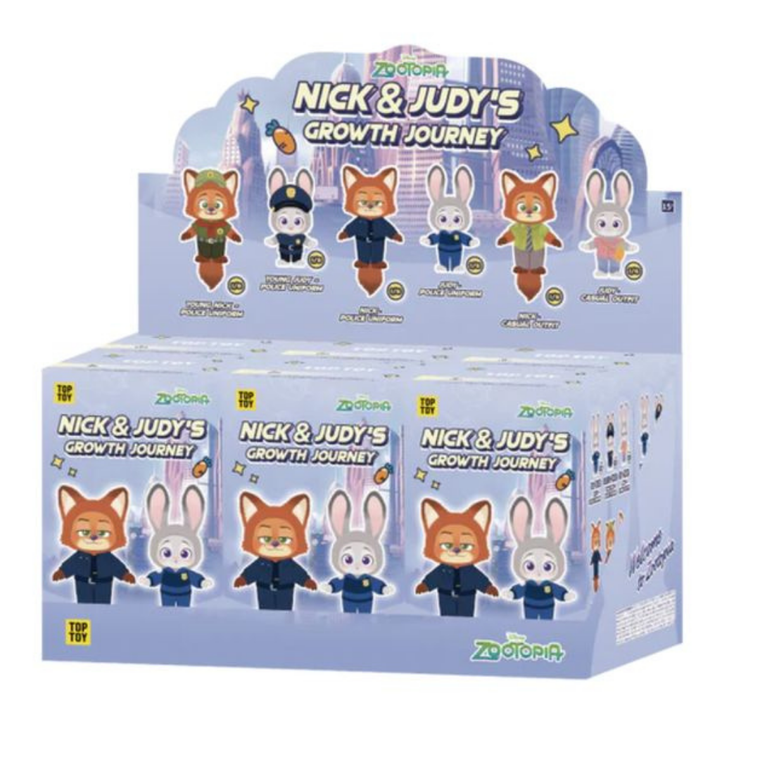 Zootopia Nick&Judy's Serisi Sürpriz Kutu(sadece tavşan ve tilki serisi)