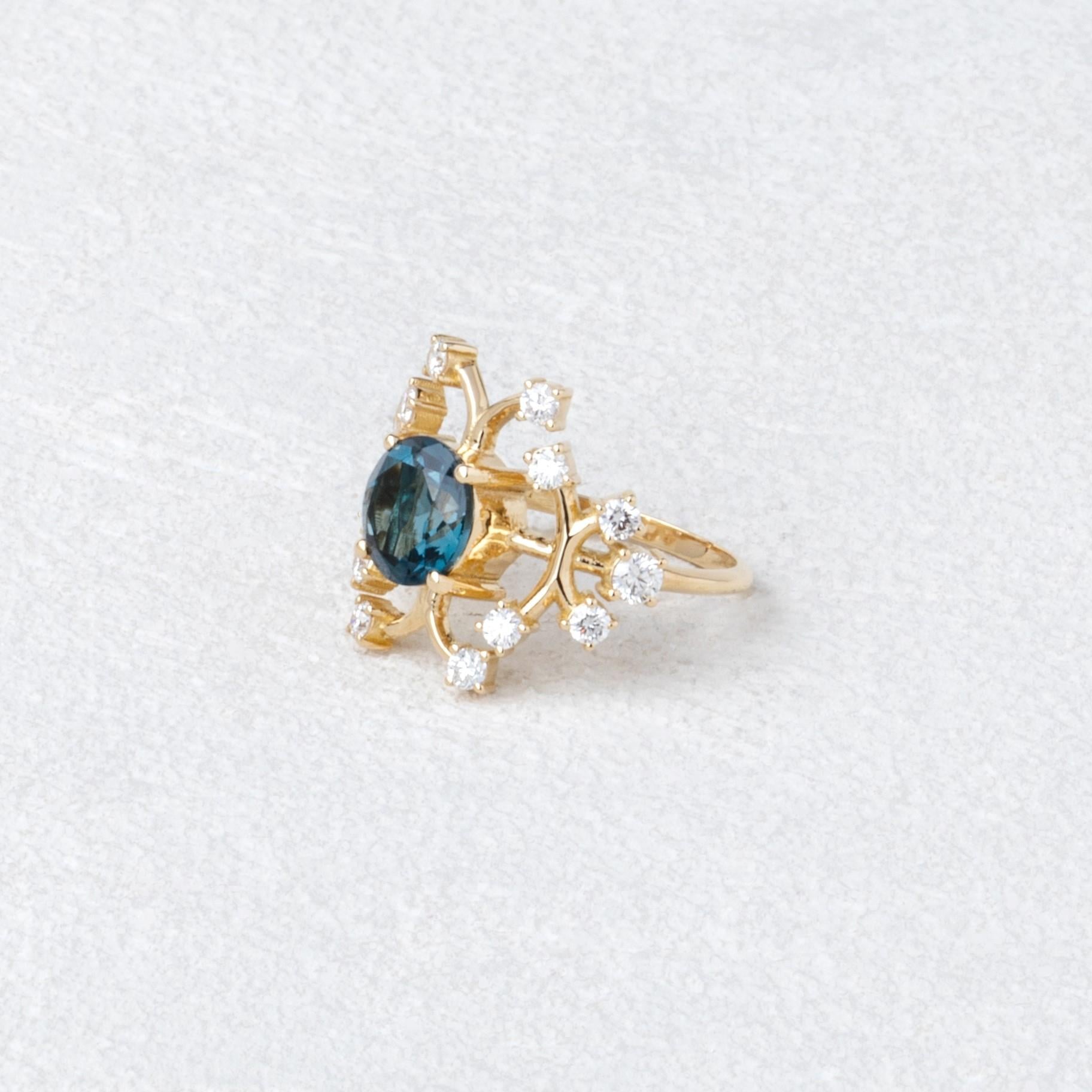 Legend London Topaz Pırlanta Yüzük