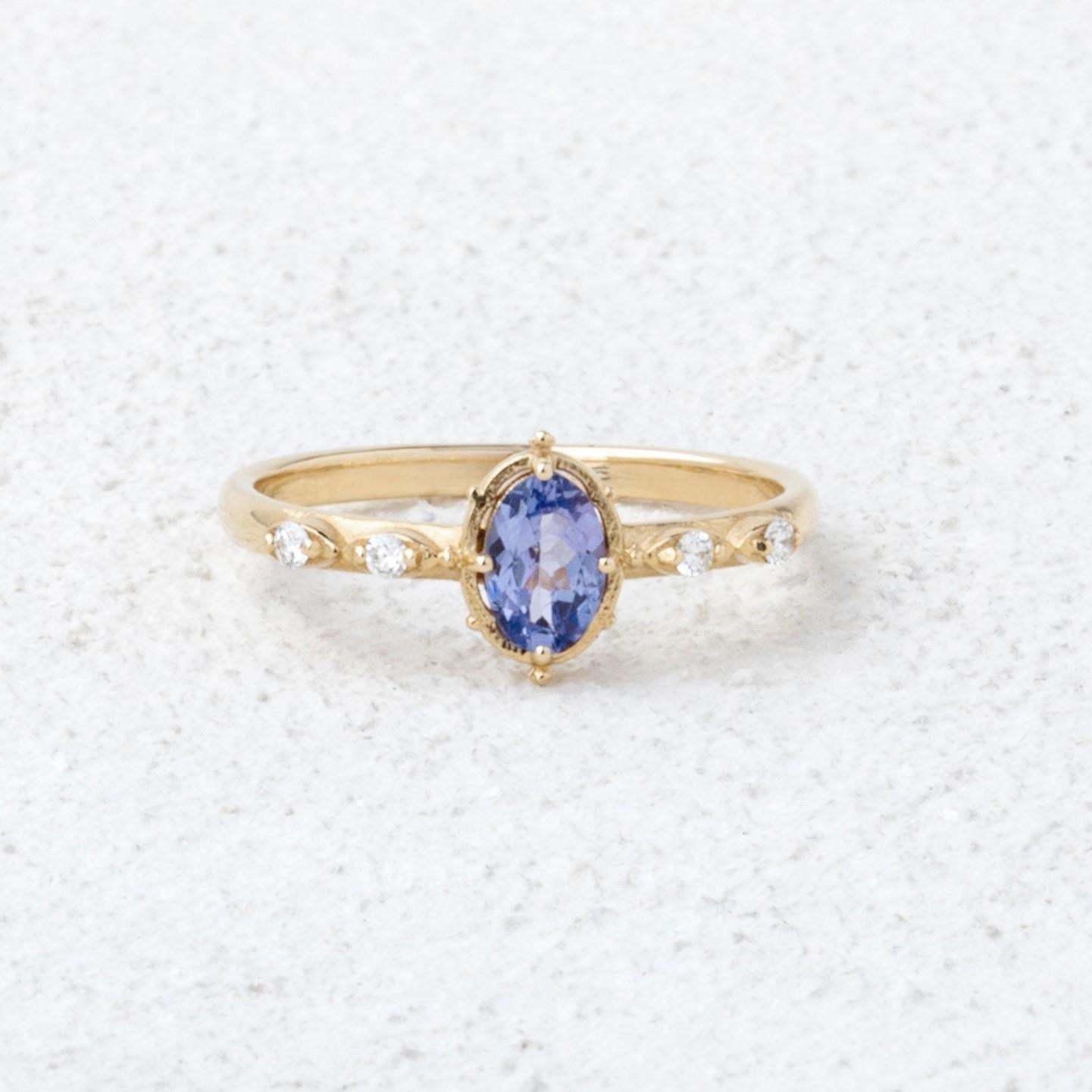 Tanzanite Pırlanta Yüzük