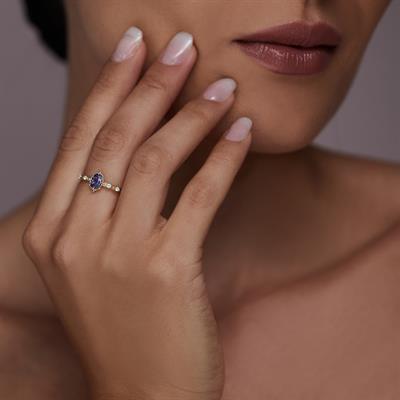 Tanzanite Pırlanta Yüzük