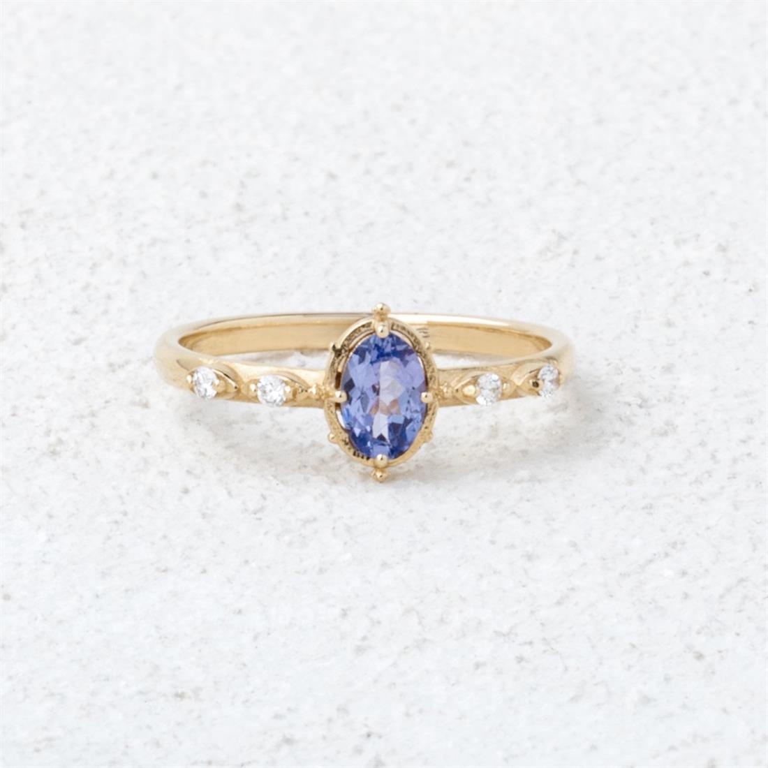 Tanzanite Pırlanta Yüzük