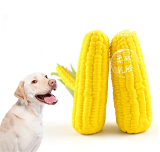 Evcil Hayvan Sesli Mısır Modelli Isırma Oyuncak