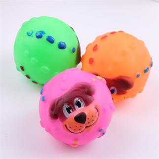 Köpek Tasarımlı Oyun Topu