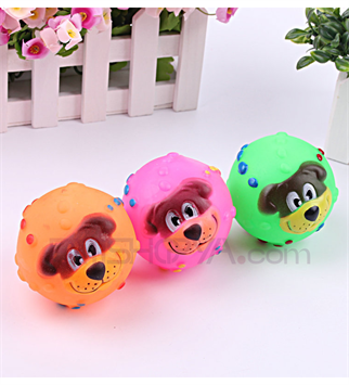 Köpek Tasarımlı Oyun Topu