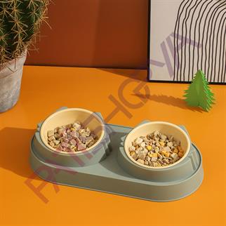 Lux İkili Plastik Mama Kabı