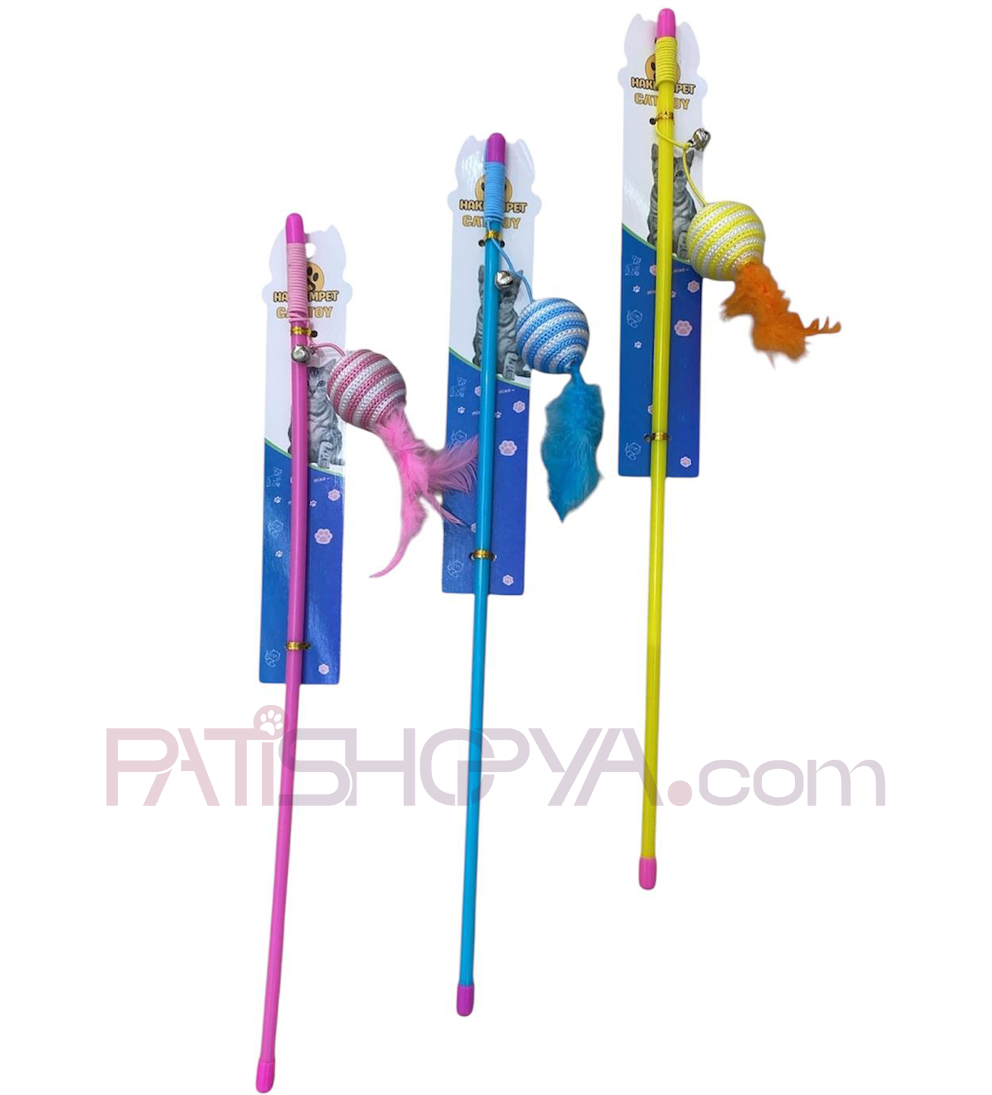 PATİSHOPYA12Lİ PAKET TOPLU TÜYLÜ KEDİ OYUN OLTASI