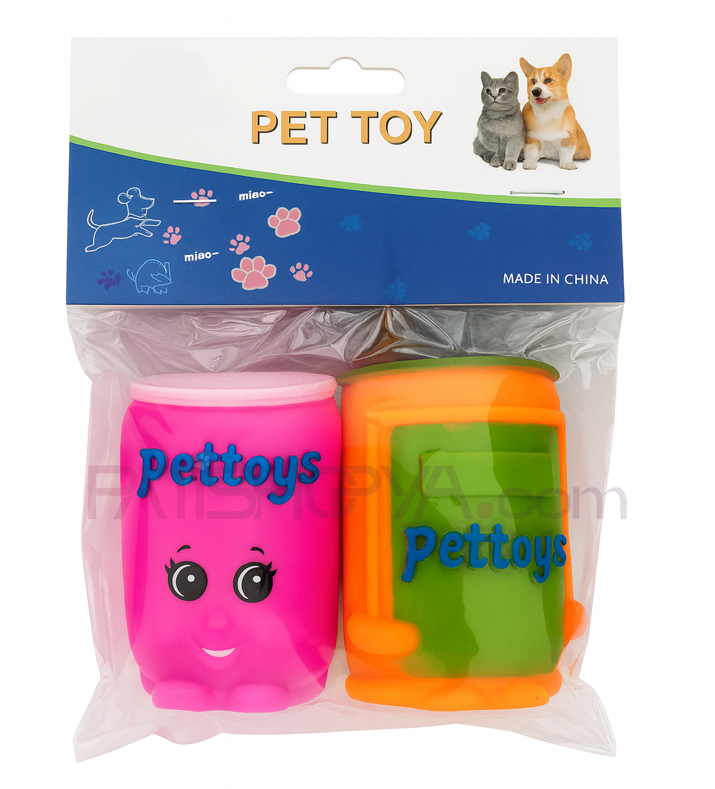 PATİSHOPYA2Lİ İÇEÇEK TASARIMLI SESLİ OYUNCAK PETTOYS (Oyuncak Boy 7 CM)
