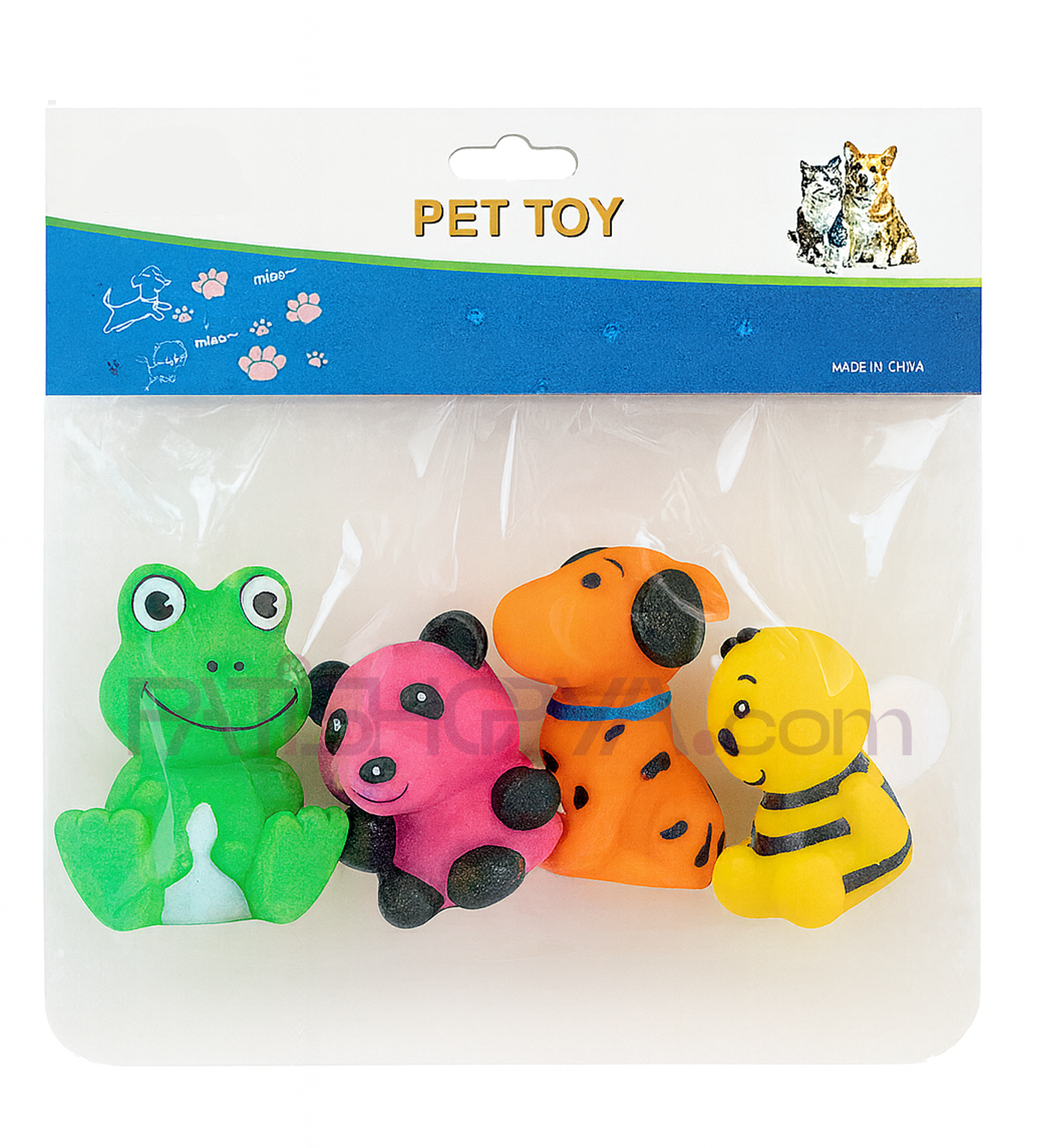 PATİSHOPYA4LÜ PAKET SESLİ OYUNCAKLAR (Oyuncak Boy 9 CM)