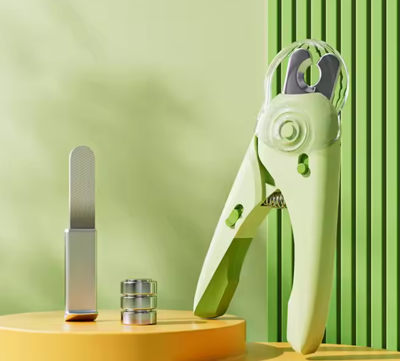 PATİSHOPYAIşıklı - Törpülü - Lüx Tırnak Makası - Sıçrama Önleyici (KUTULU)