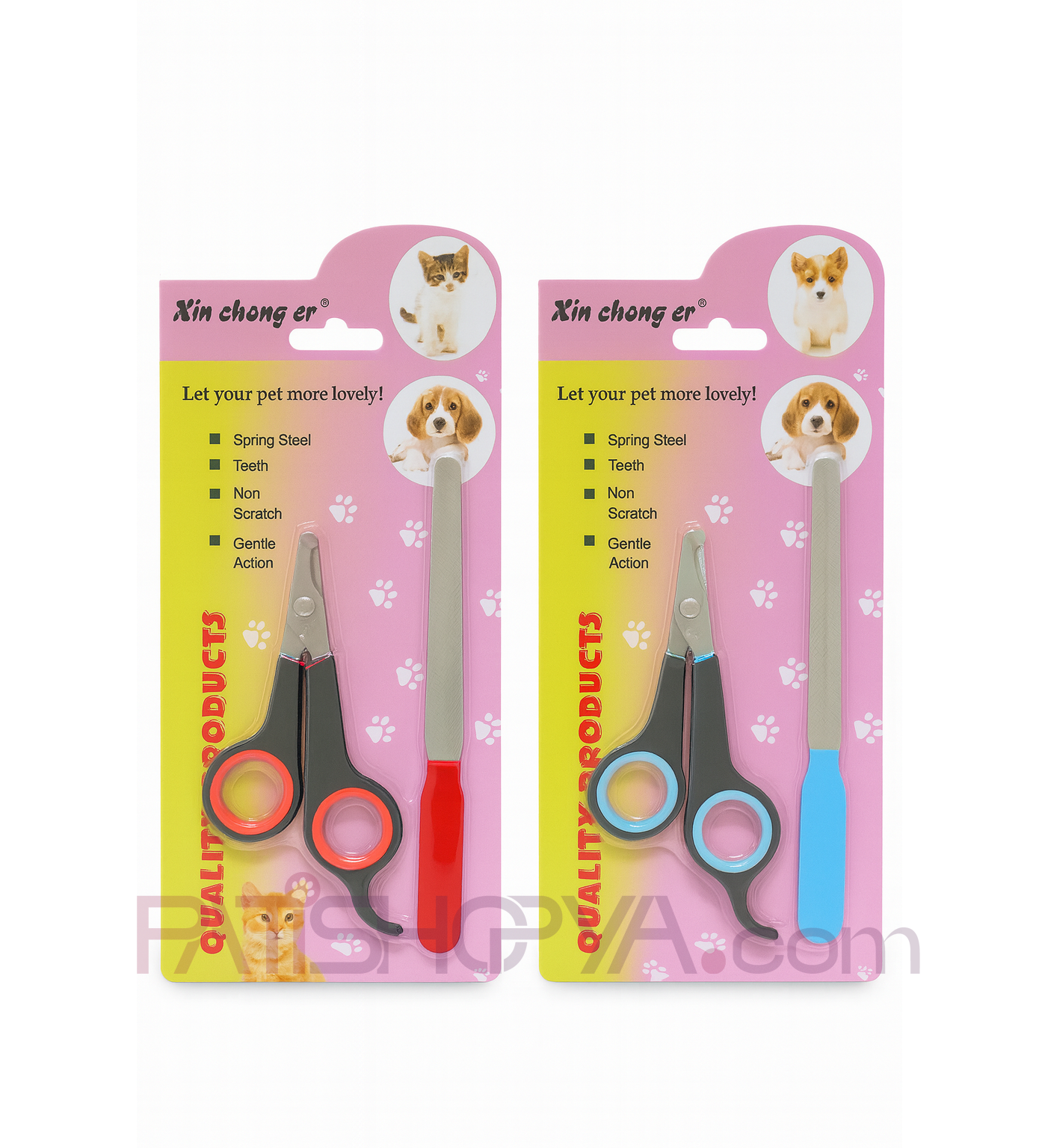 PATİSHOPYAKedi Köpek Tırnak Makası Törpülü Set 5