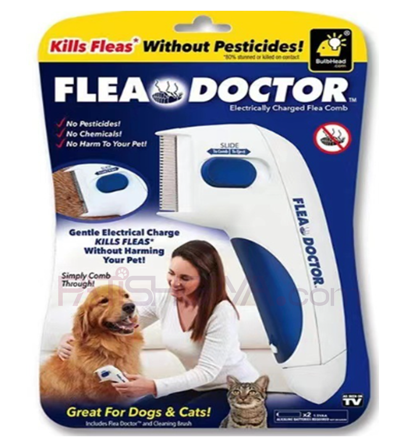 PATİSHOPYAPilli Bit Pire Tarağı