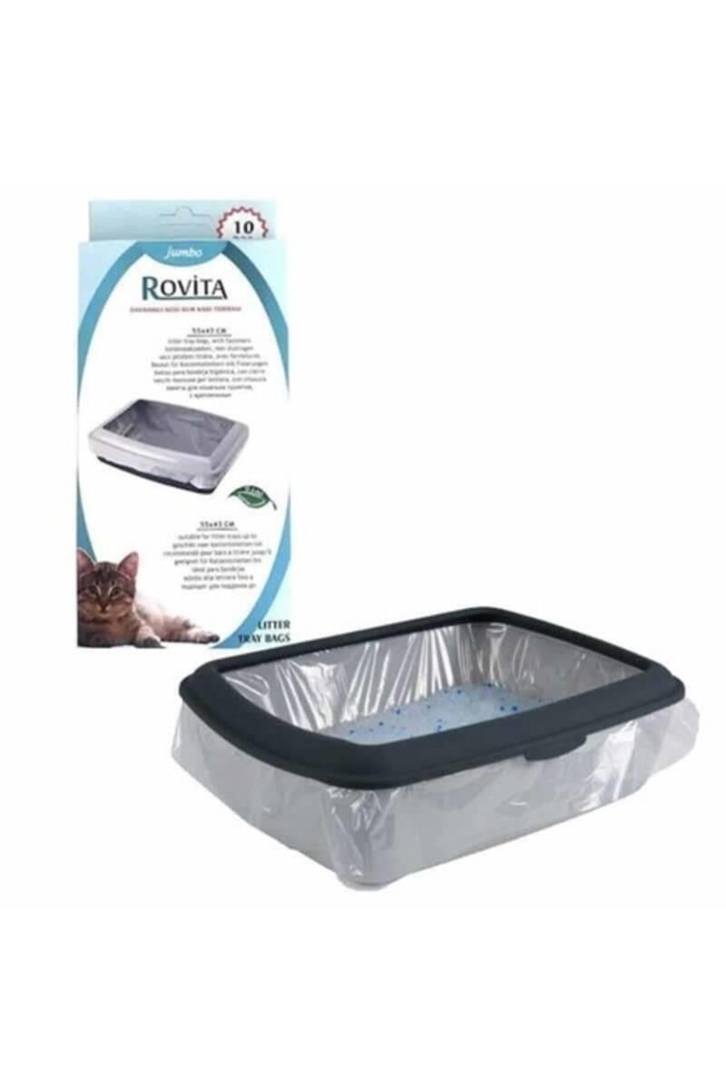 ROVİTAROVİTA AÇIK TUVALET POŞETİ 10'LU 55x43cm 