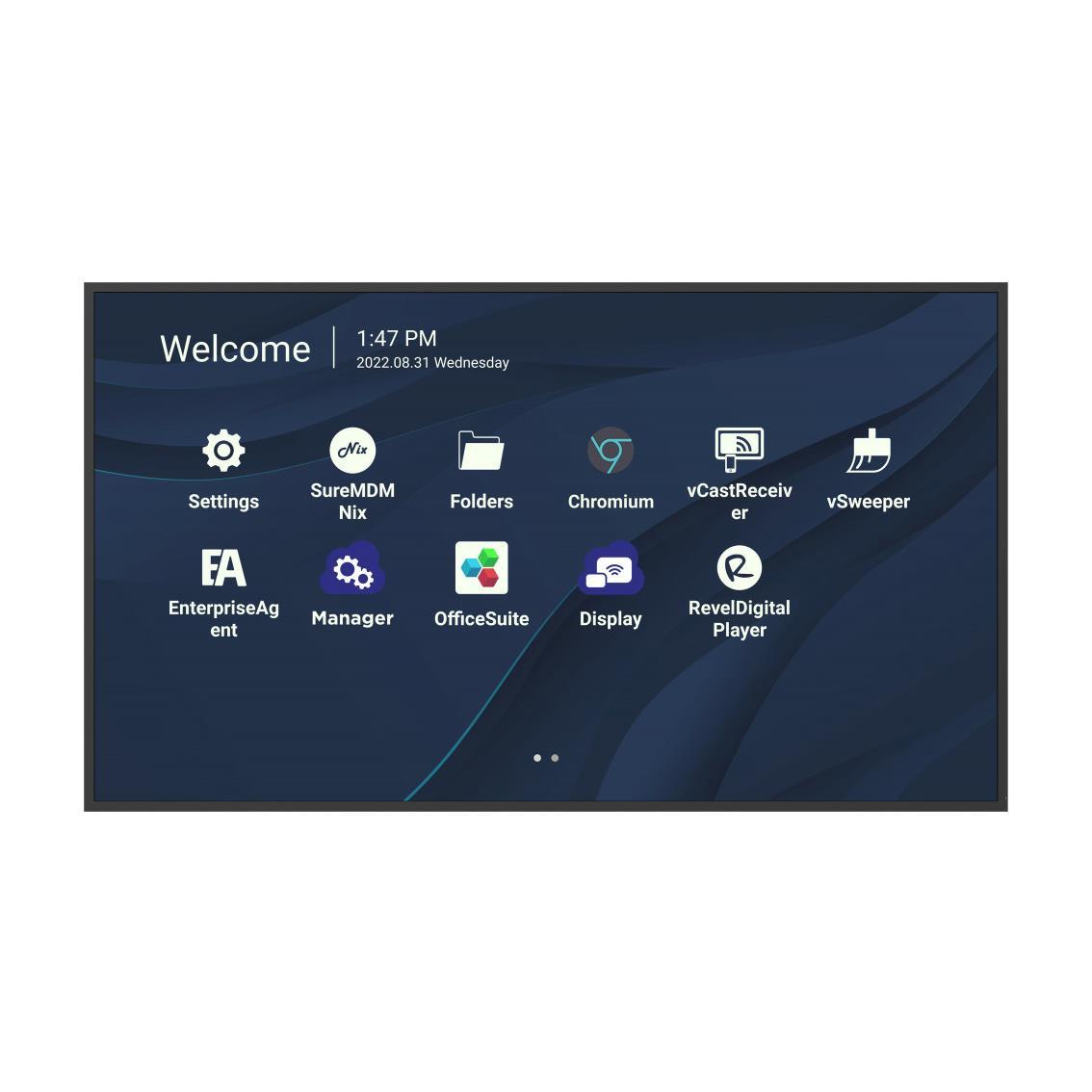 ViewSonic CDE7530 75 inç 4K Ultra HD Kurumsal Ekran
