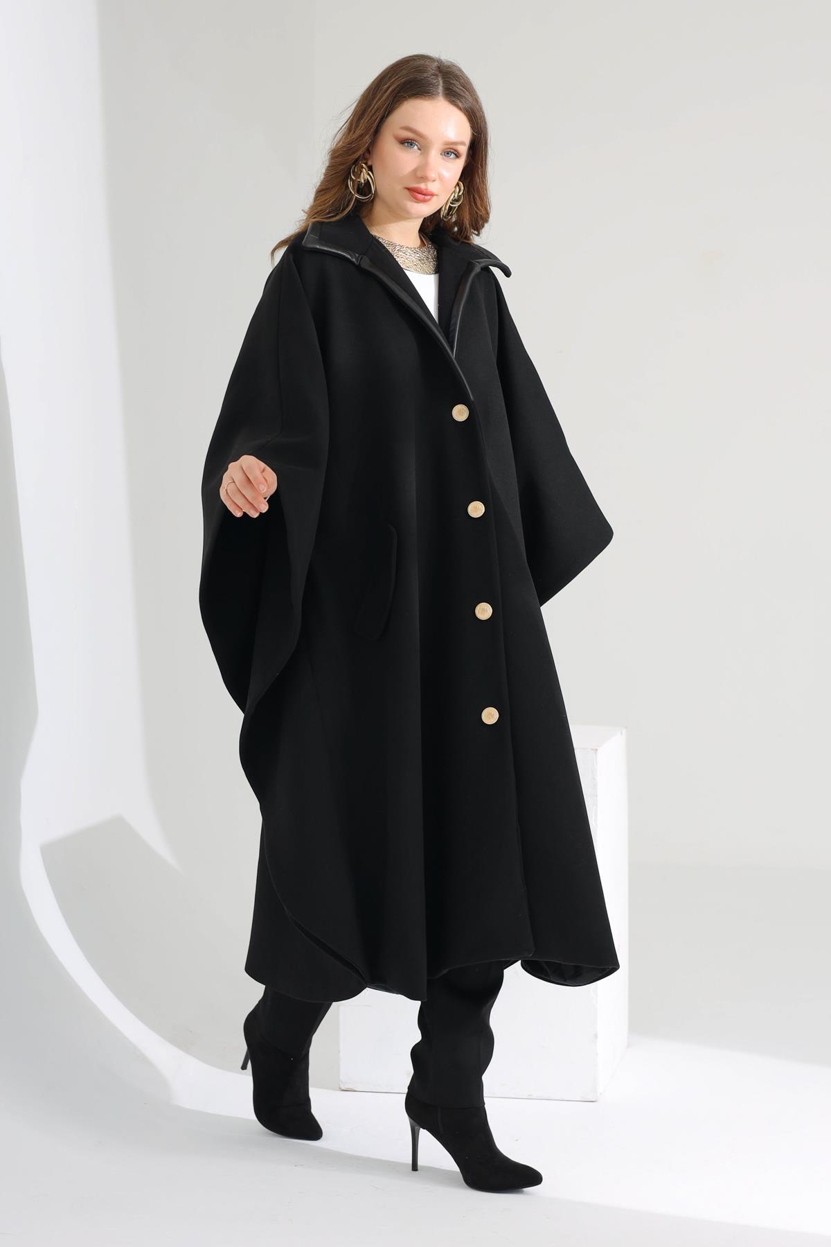 BLACK PELERİN KABAN