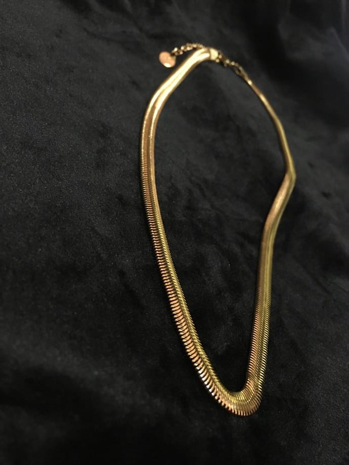 Çelik Gold İtalyan Model Zincir Kolye