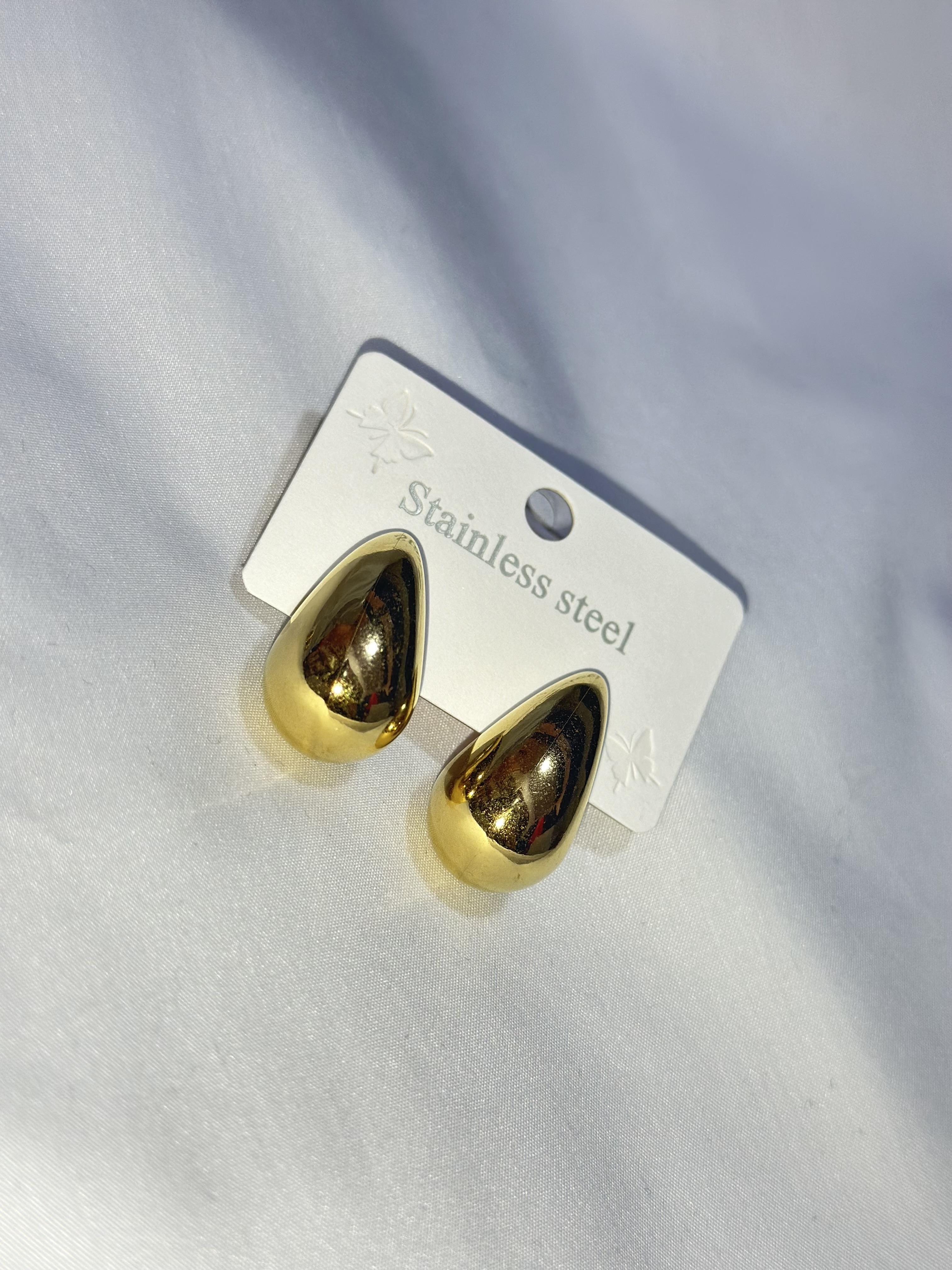 Çelik Gold Küpe