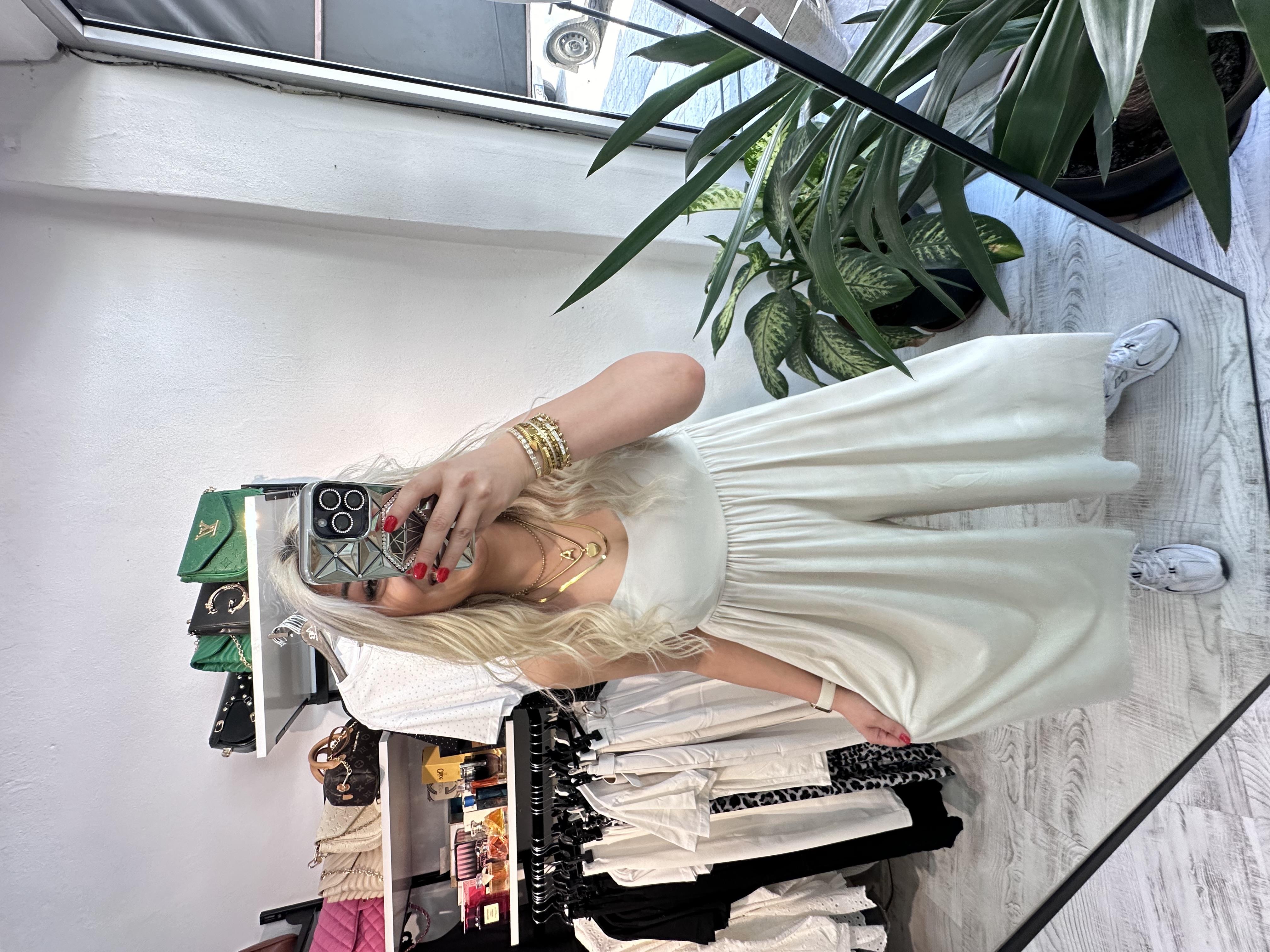 İp Askılı Oysho Kumaş Taş Tulum