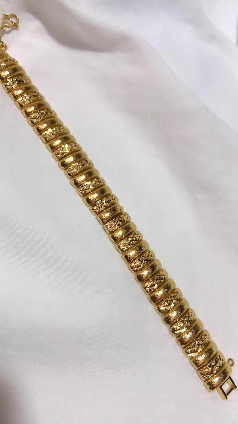 Kuyumcu Model Vip Çelik Gold Bileklik