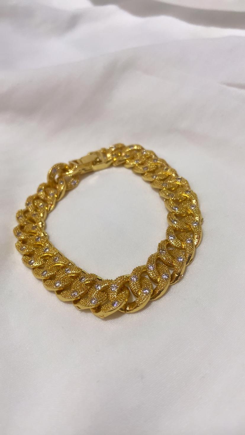 Kuyumcu Model Vip Çelik Gold Bileklik