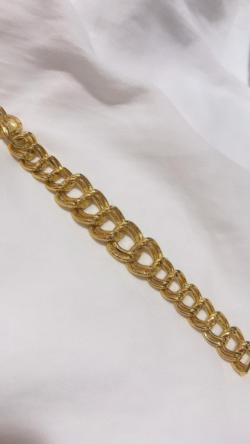 Kuyumcu Model Vip Samanyolu Çelik Gold Bileklik