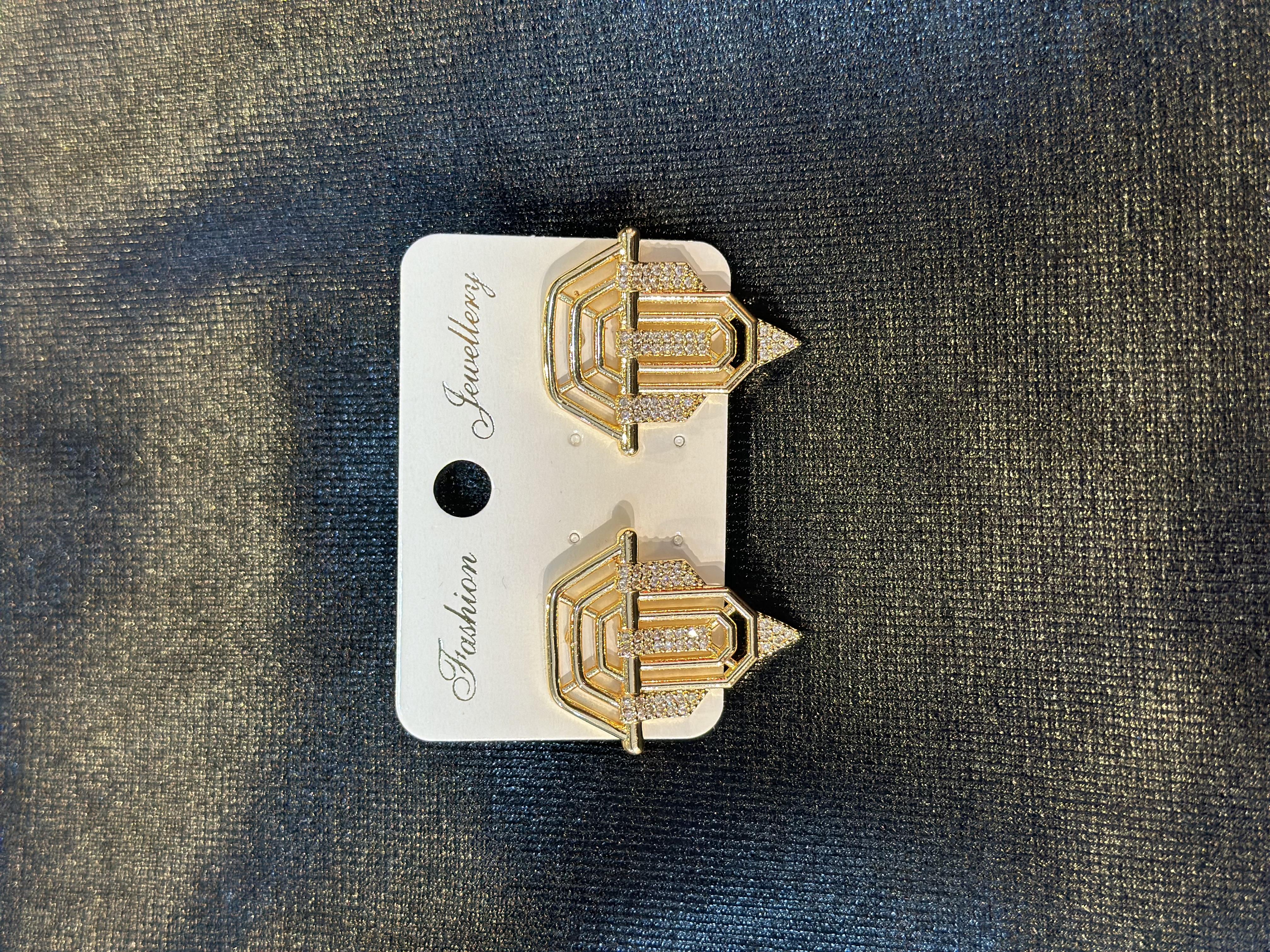 Serenay Model Gold Küpe