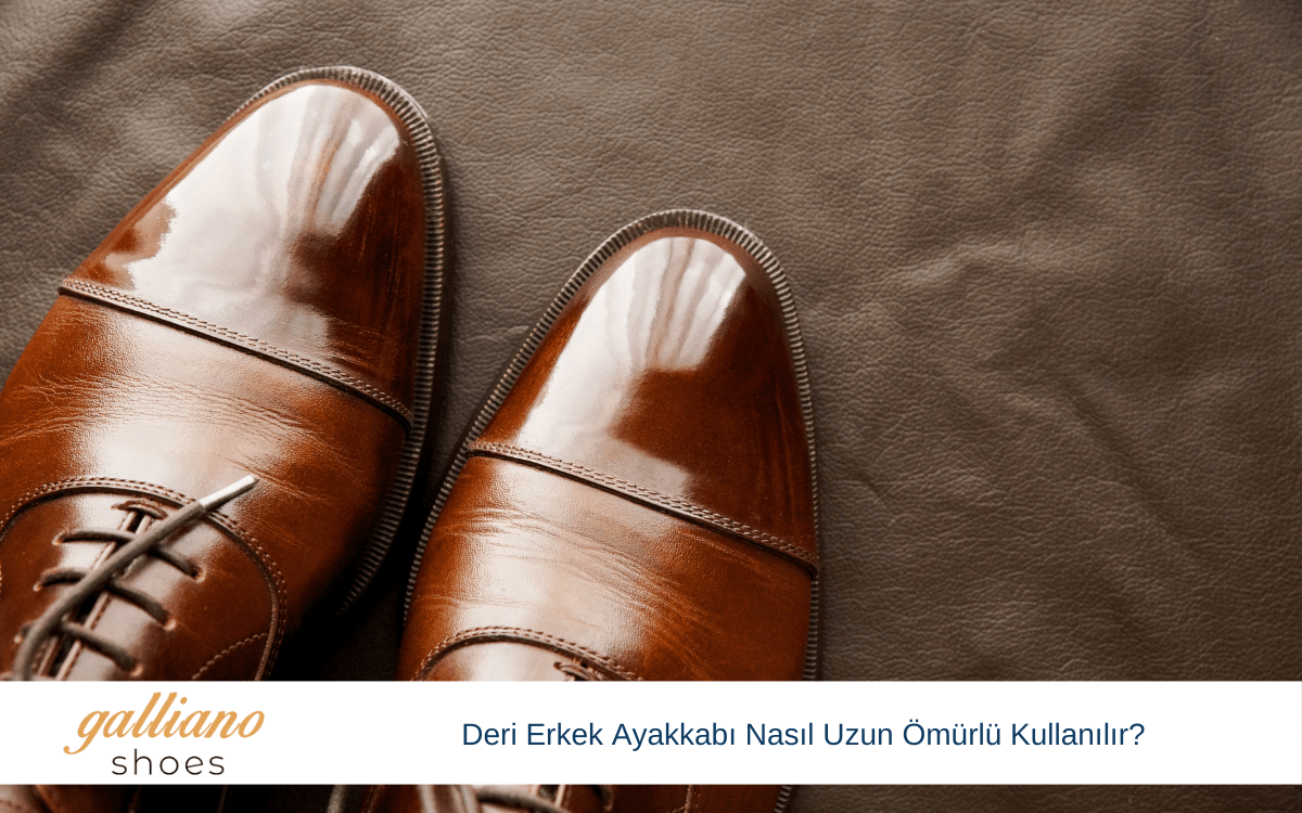 deri erkek ayakkabı