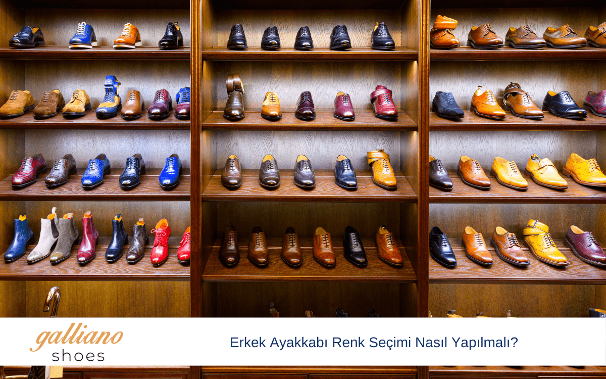 erkek ayakkabı renk seçimi