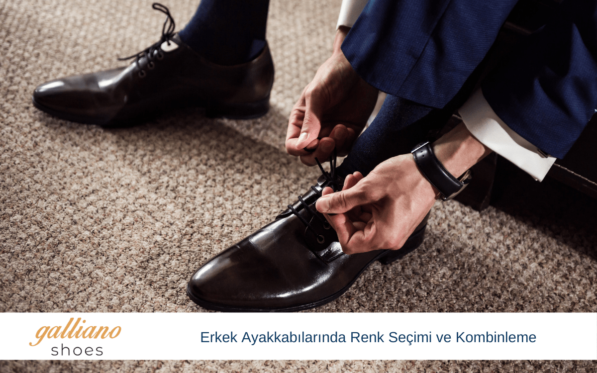 erkek ayakkabılarında renk seçimi