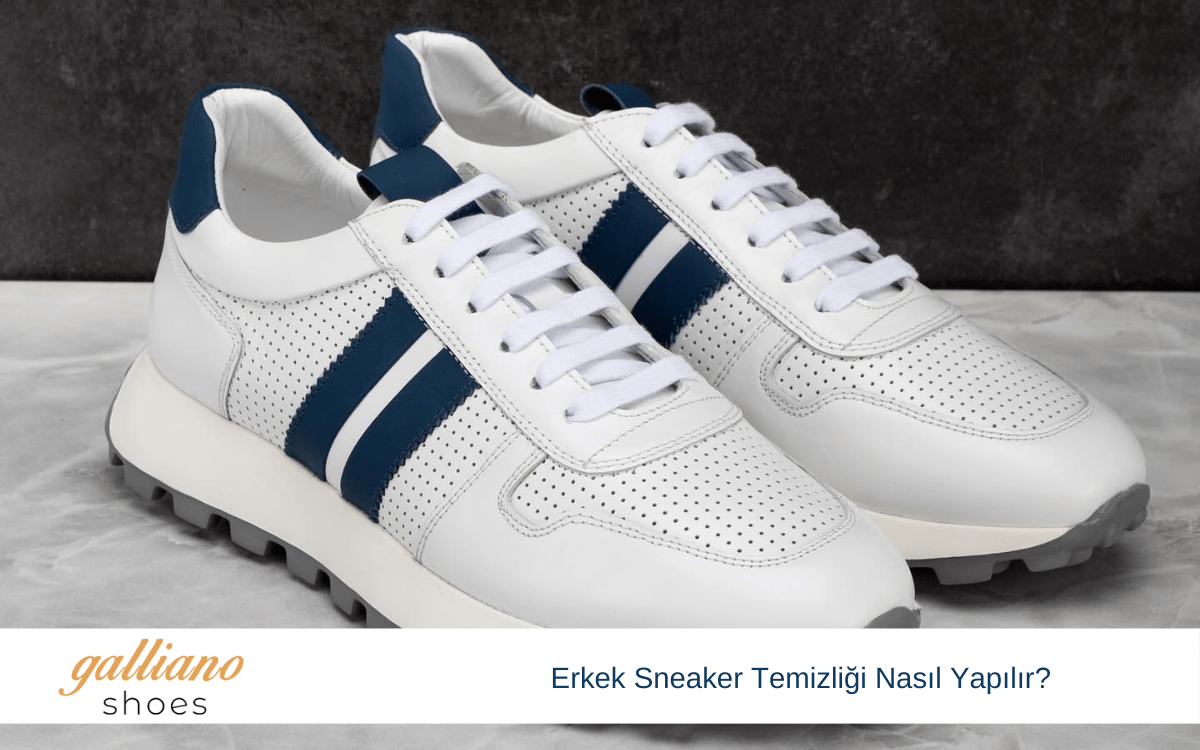 erkek sneaker temizliği