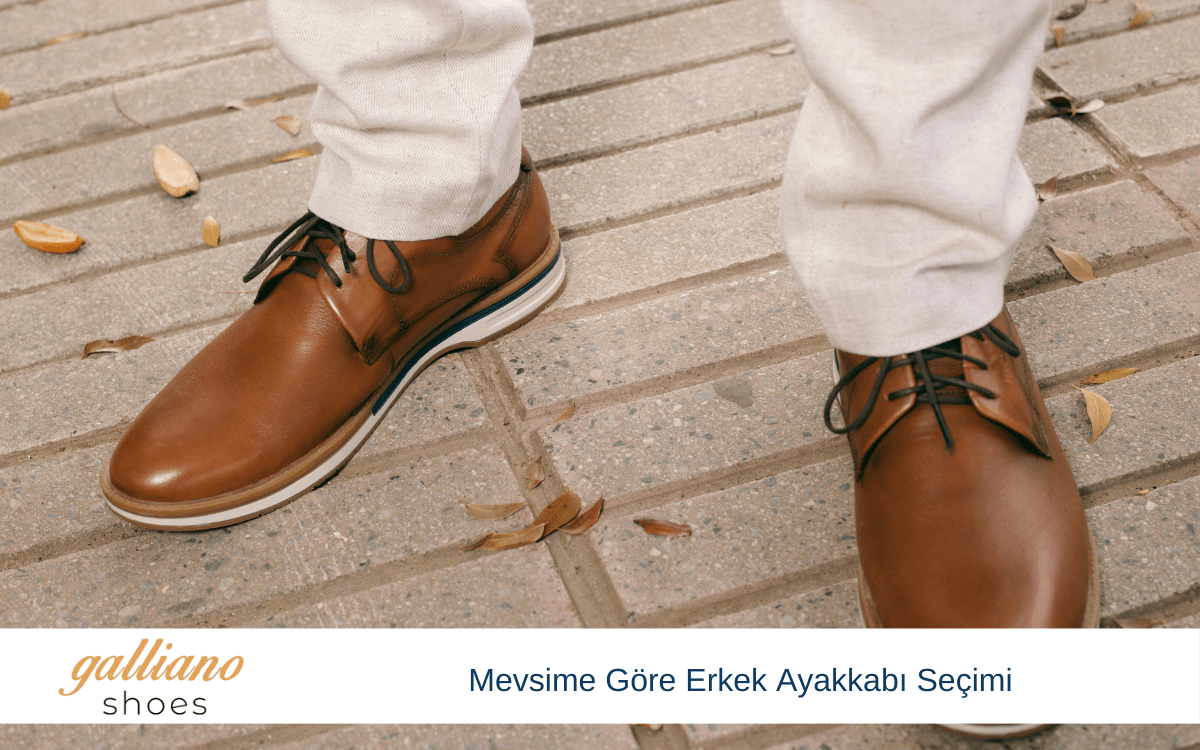 mevsime göre erkek ayakkabı