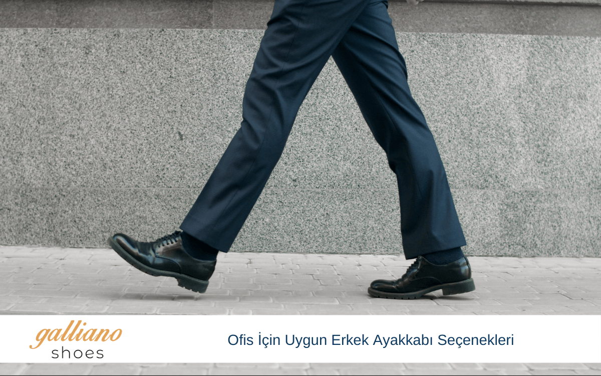 ofis için uygun erkek ayakkabı