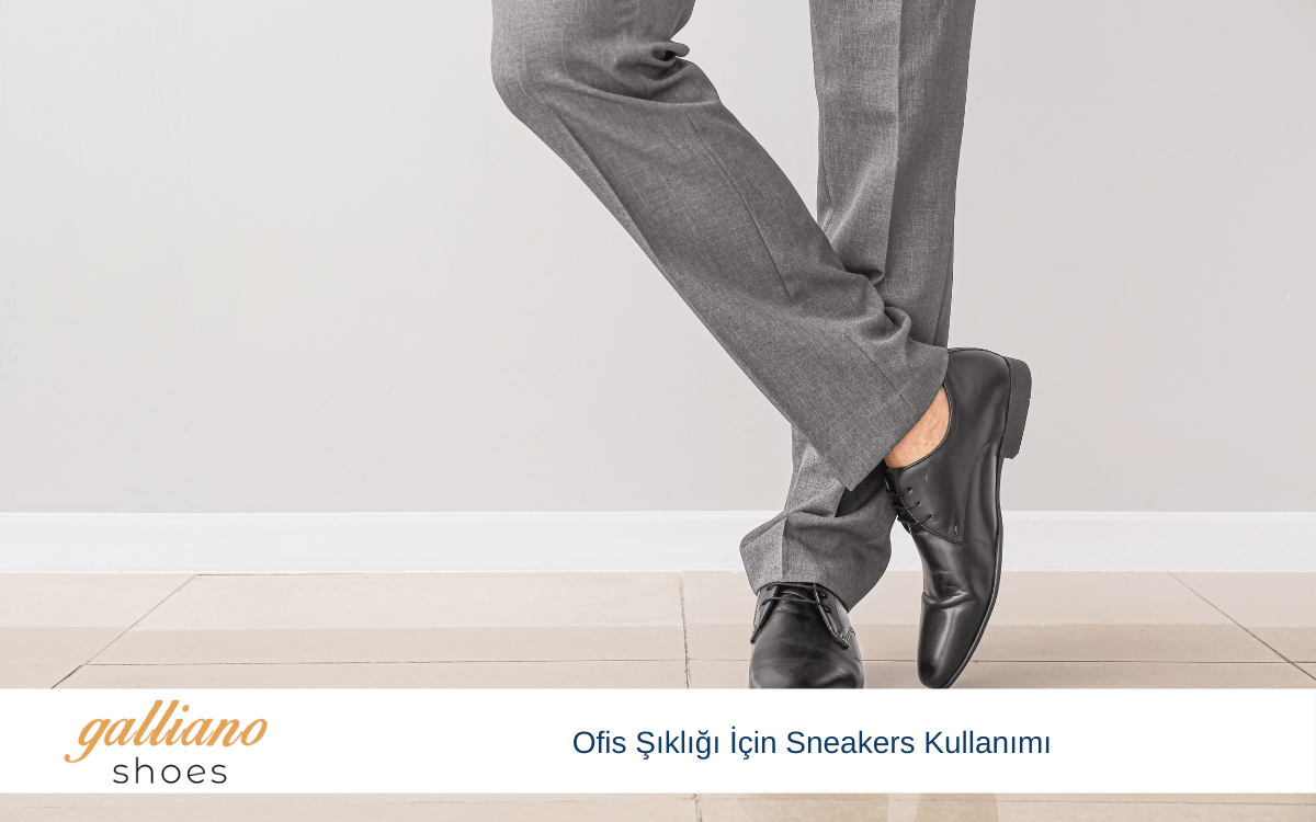 ofis şıklığı için sneakers