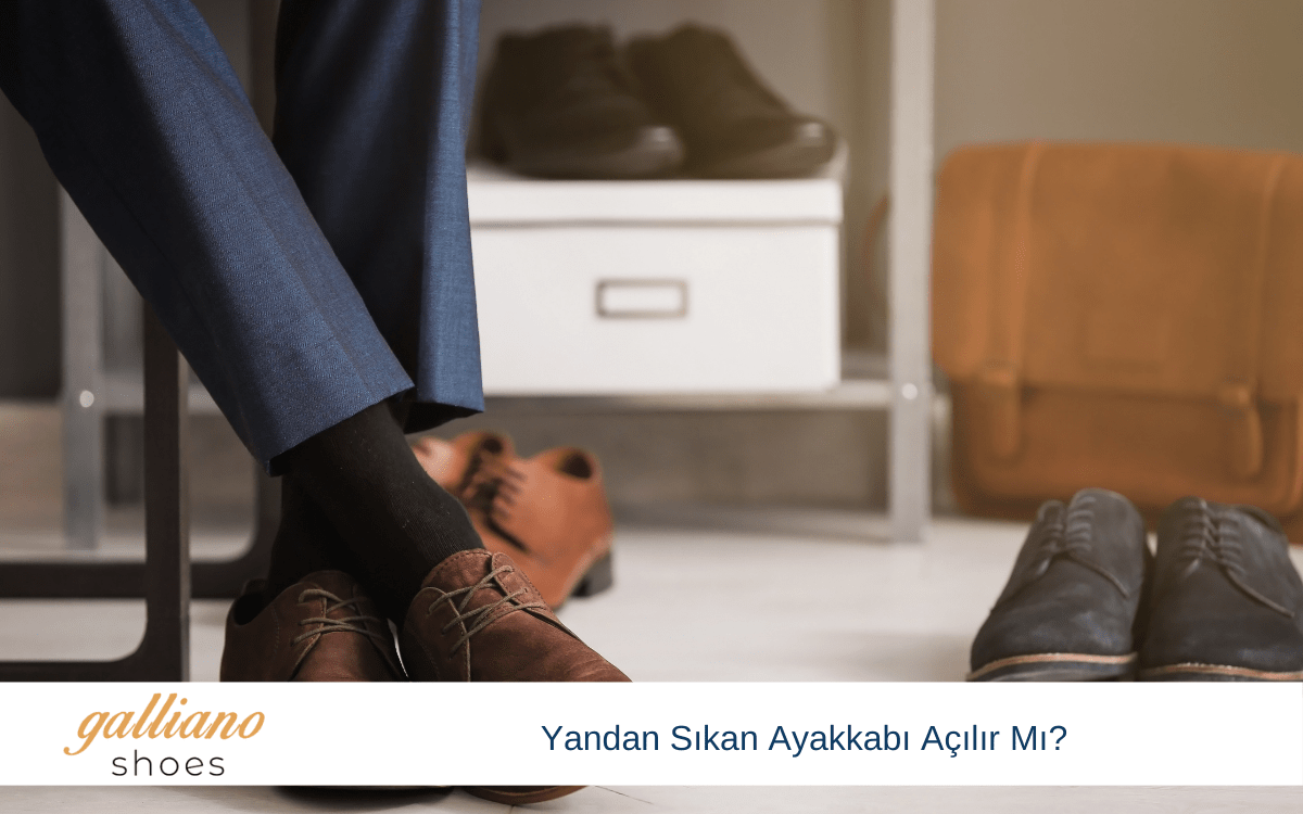 yandan sıkan ayakkabı