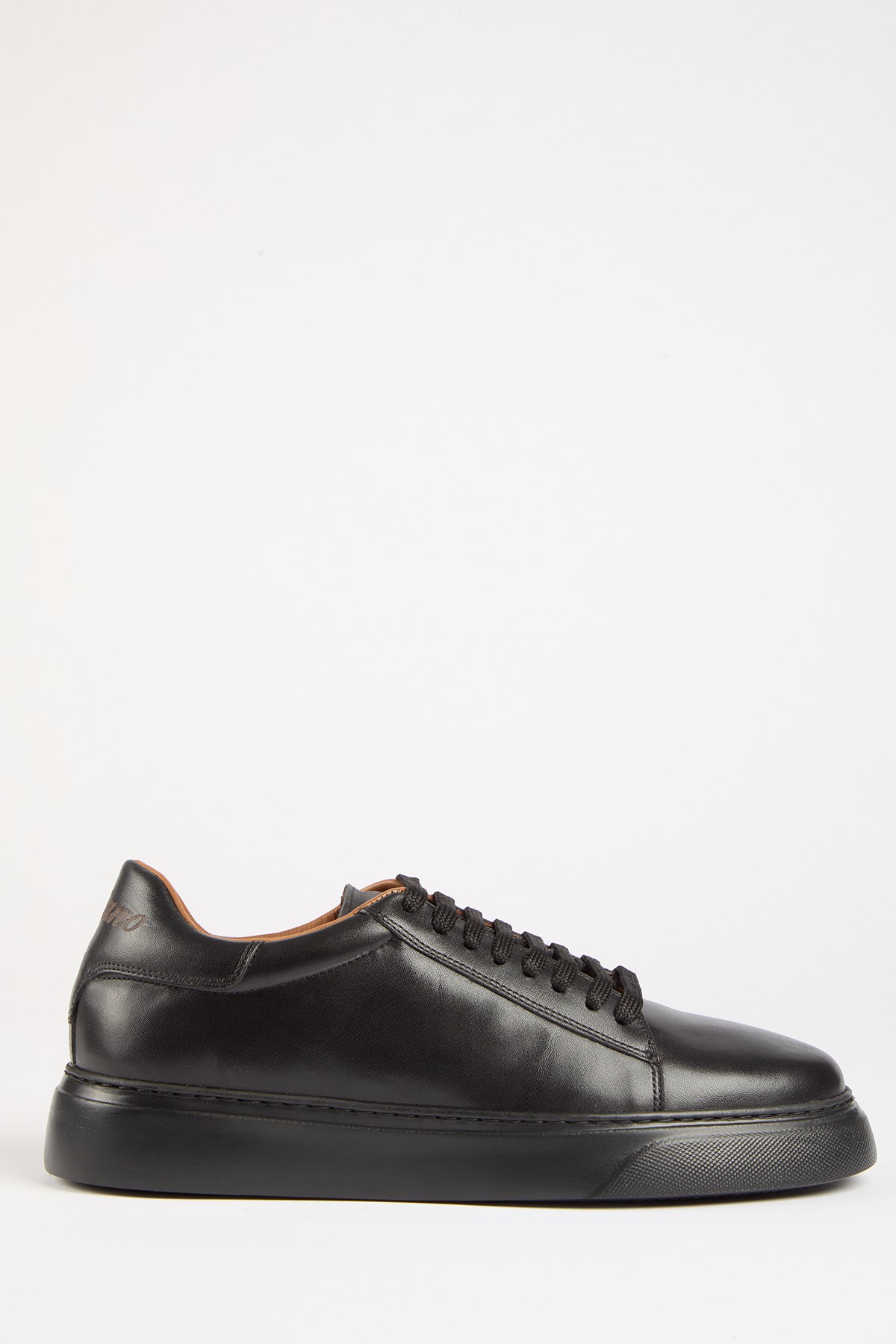 CAPRİ Hakiki Deri Siyah Napa Eva Hazır Taban Sneaker