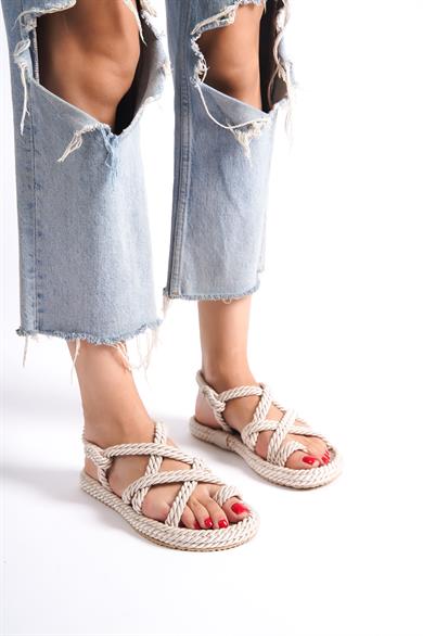 Barnes Bej Halat Sandalet