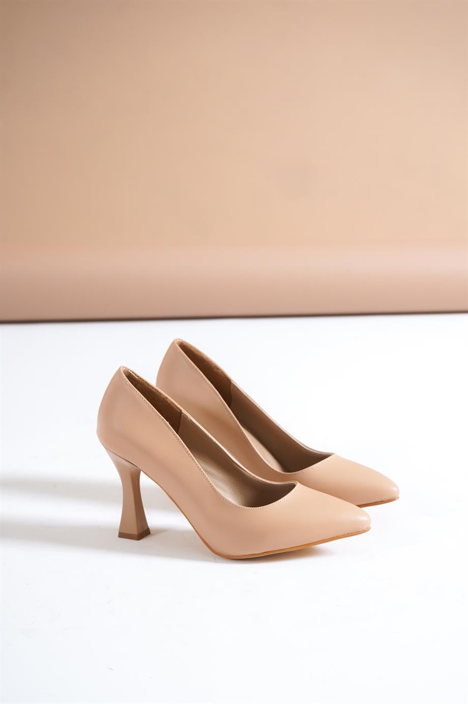 Alarice Nude Cilt Kadın Topuklu Stiletto