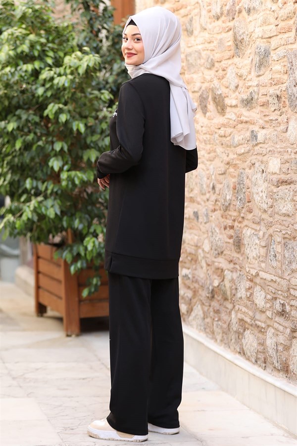 Cemre Tesettür Takım Siyah