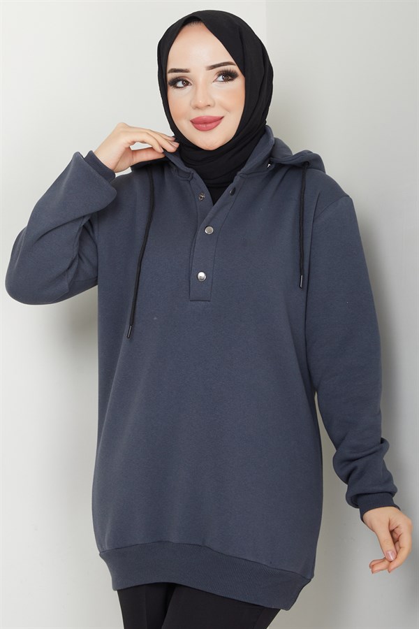 Esila Tesettür Sweat Antrasit