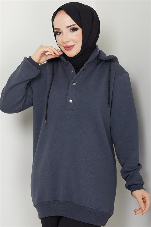 Esila Tesettür Sweat Antrasit
