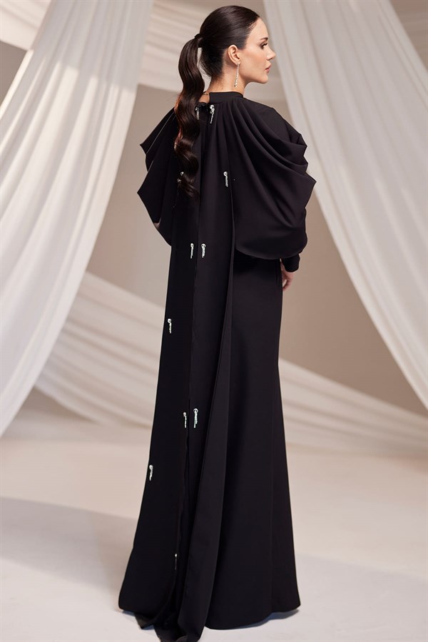 Zahra Tesettür Abiye Siyah
