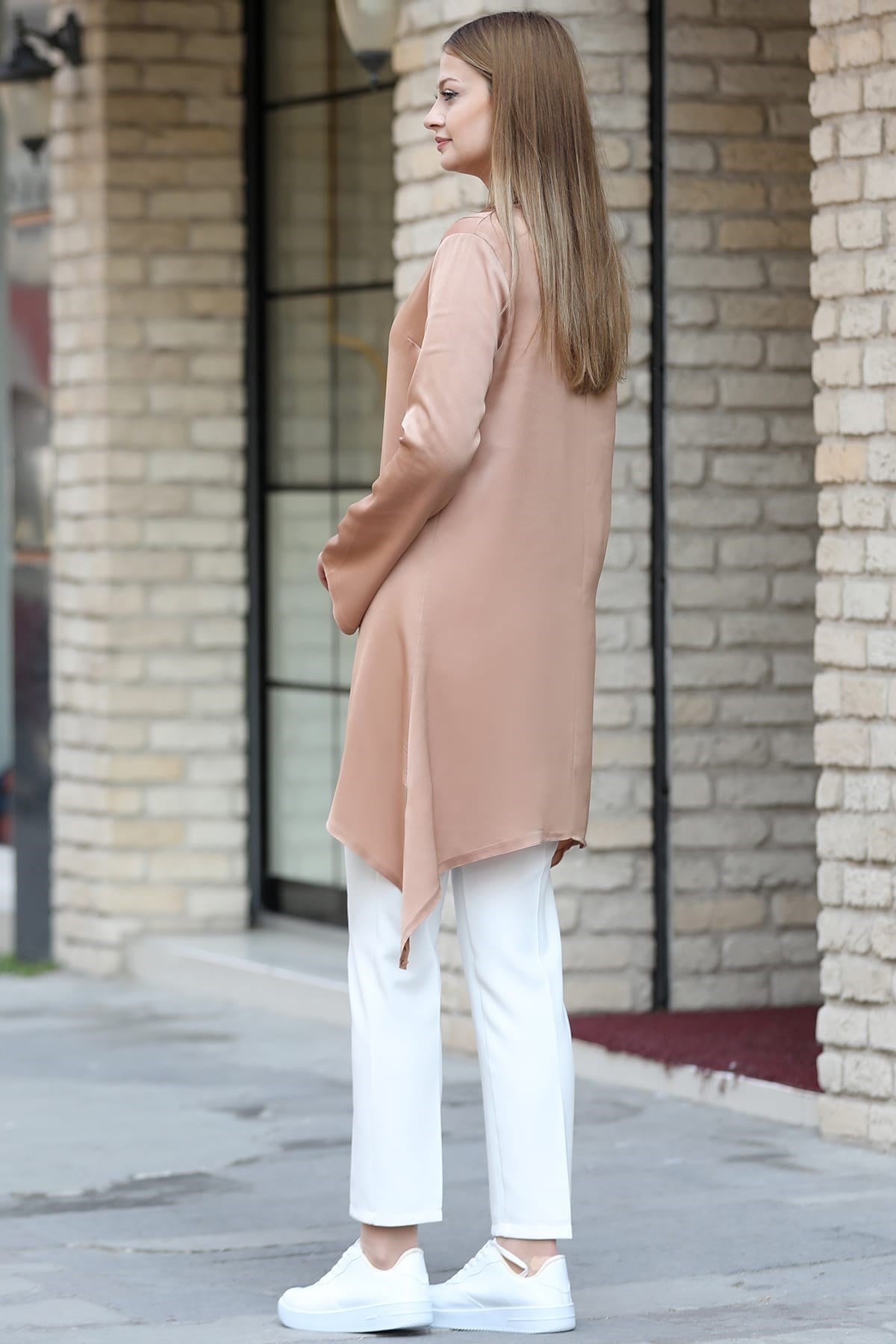 Armin Tesettür Tunik Camel