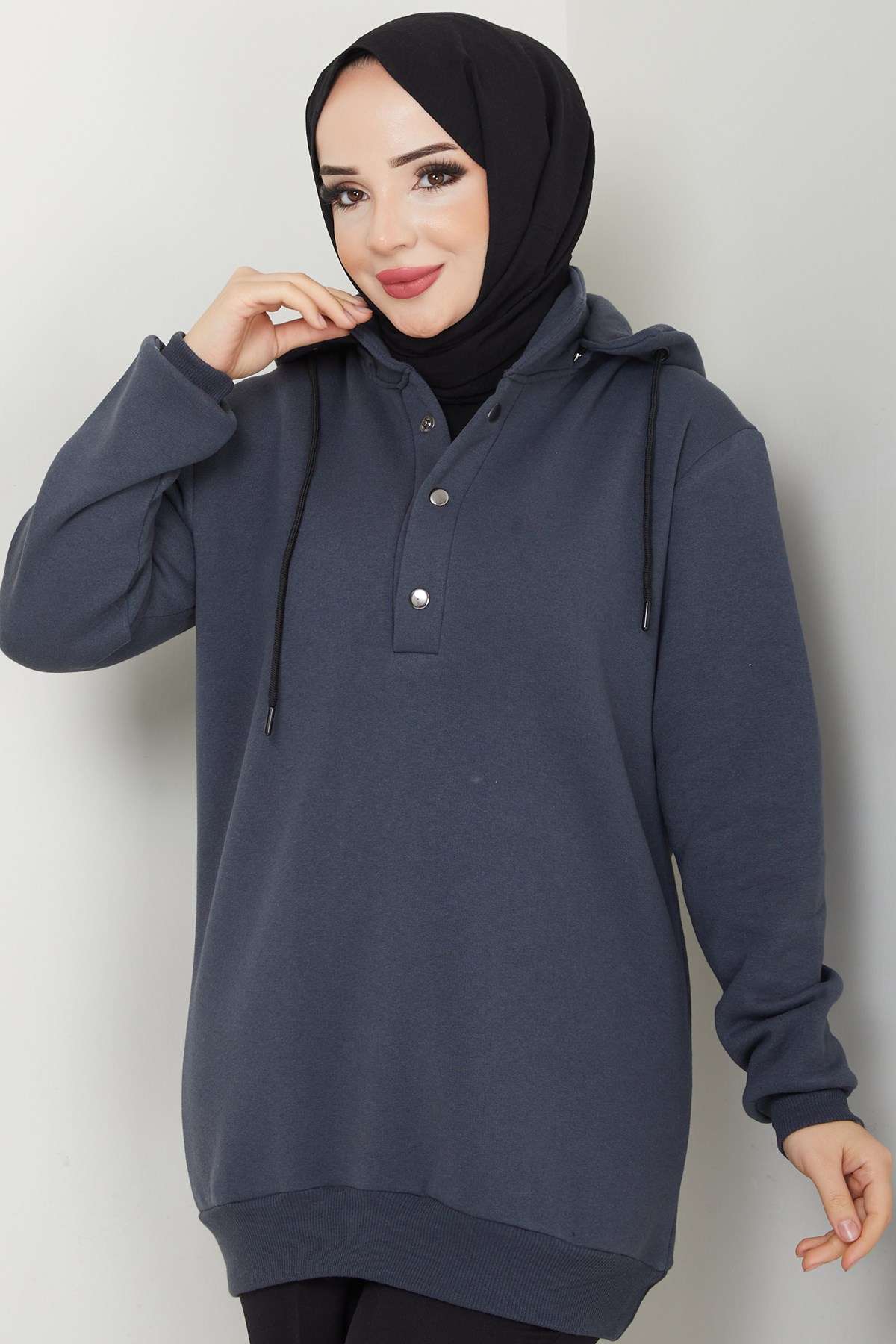 Esila Tesettür Sweat Antrasit