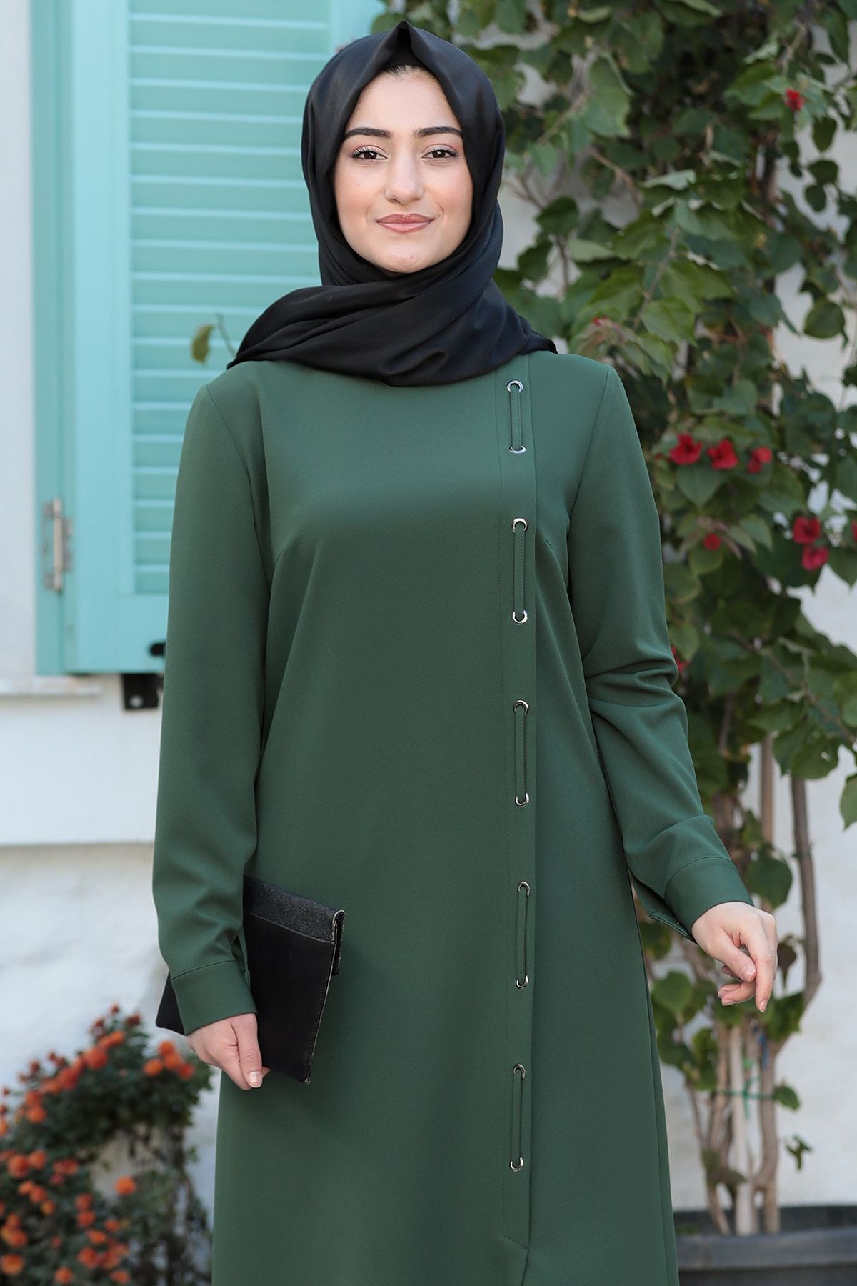 Rümeysa Tesettür Takım Haki