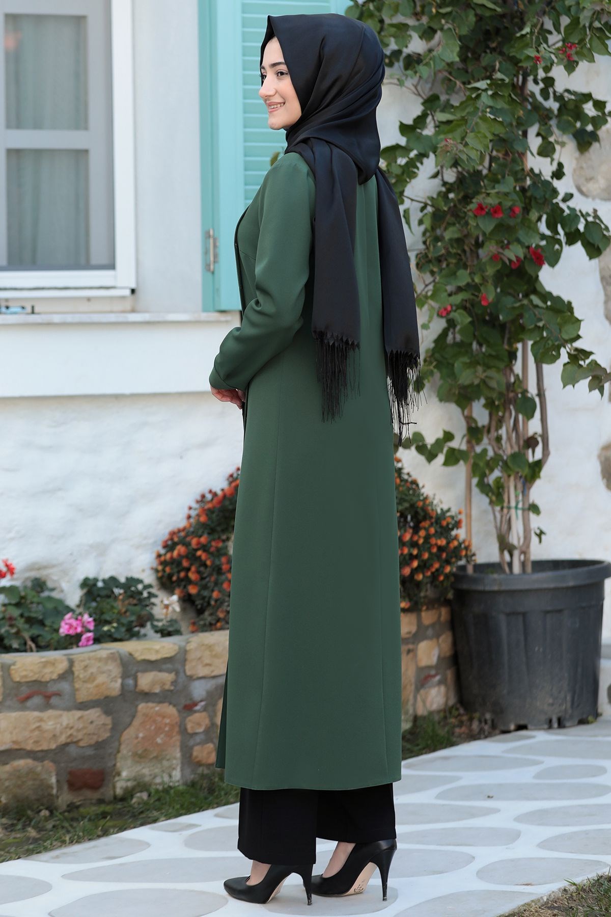 Rümeysa Tesettür Takım Haki