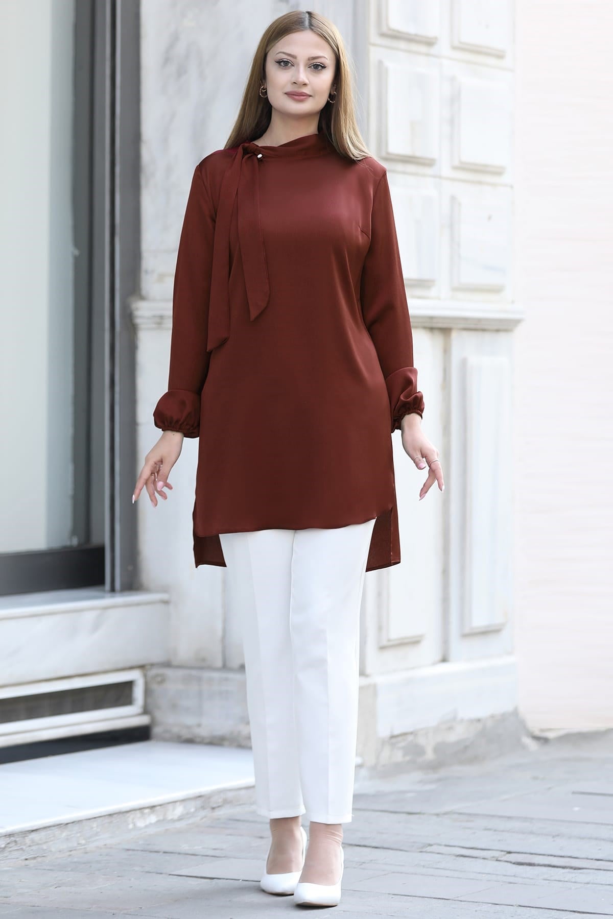 Trend Tesettür Tunik Bakır