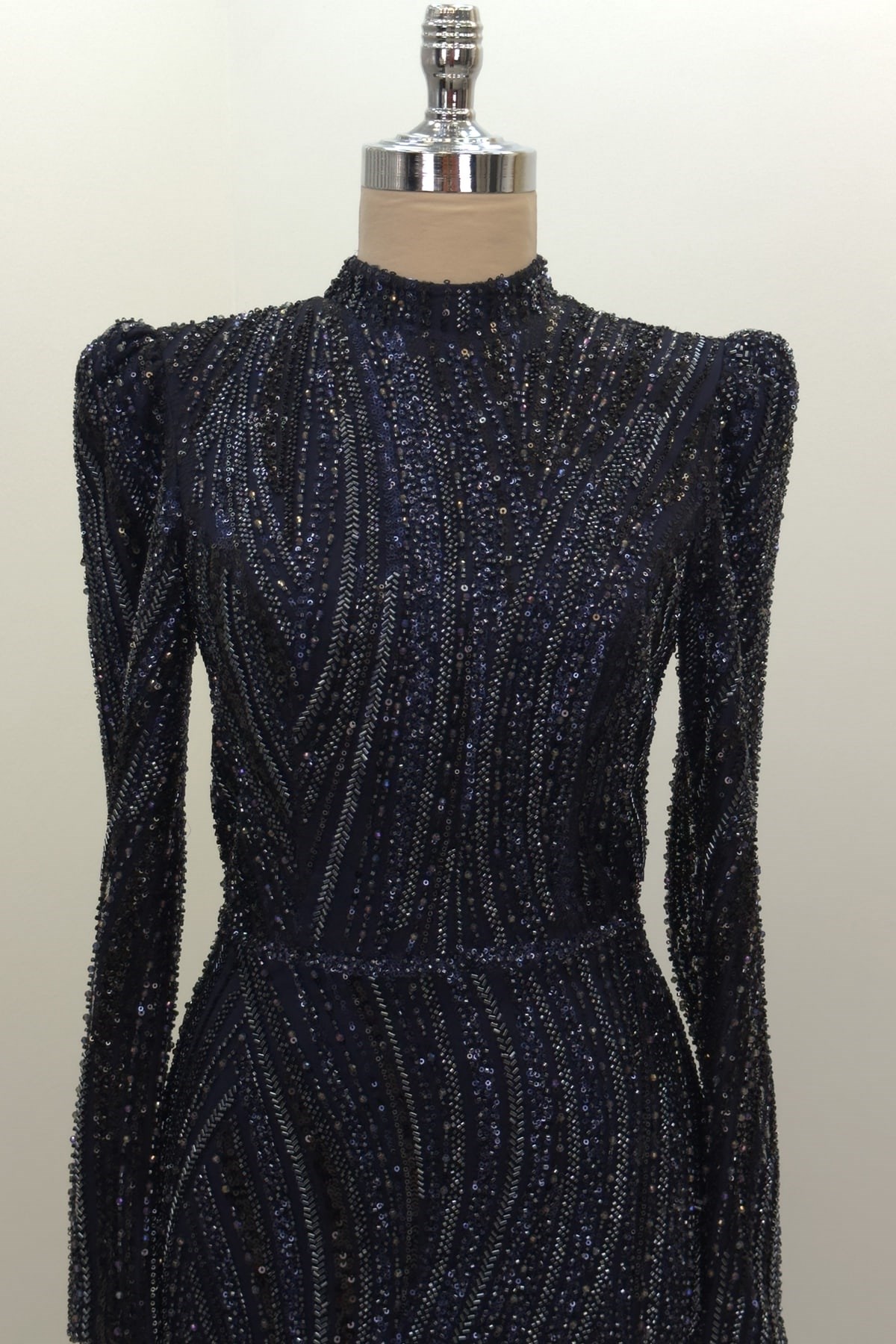Vickie Tesettür Abiye Lacivert