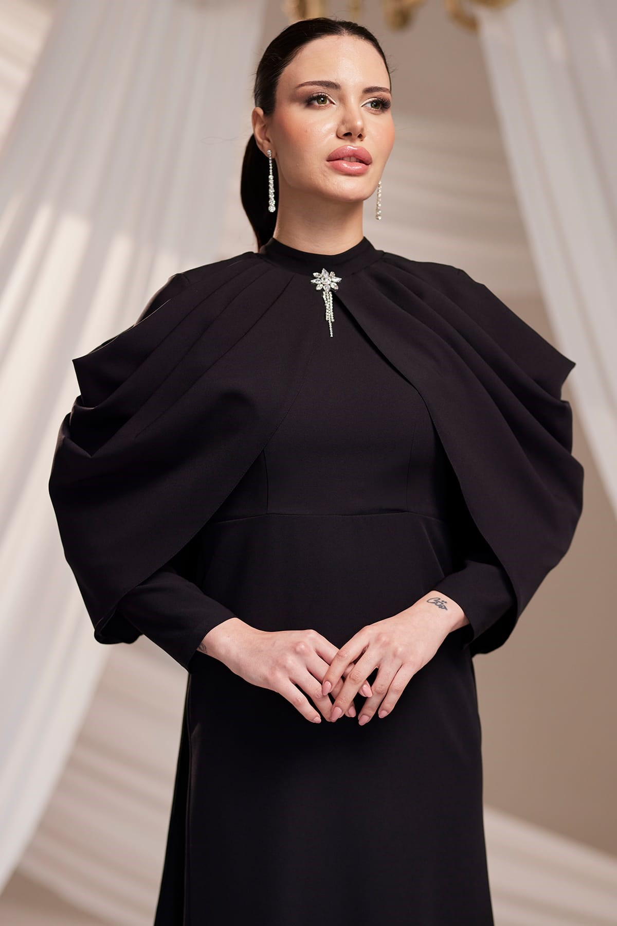 Zahra Tesettür Abiye Siyah