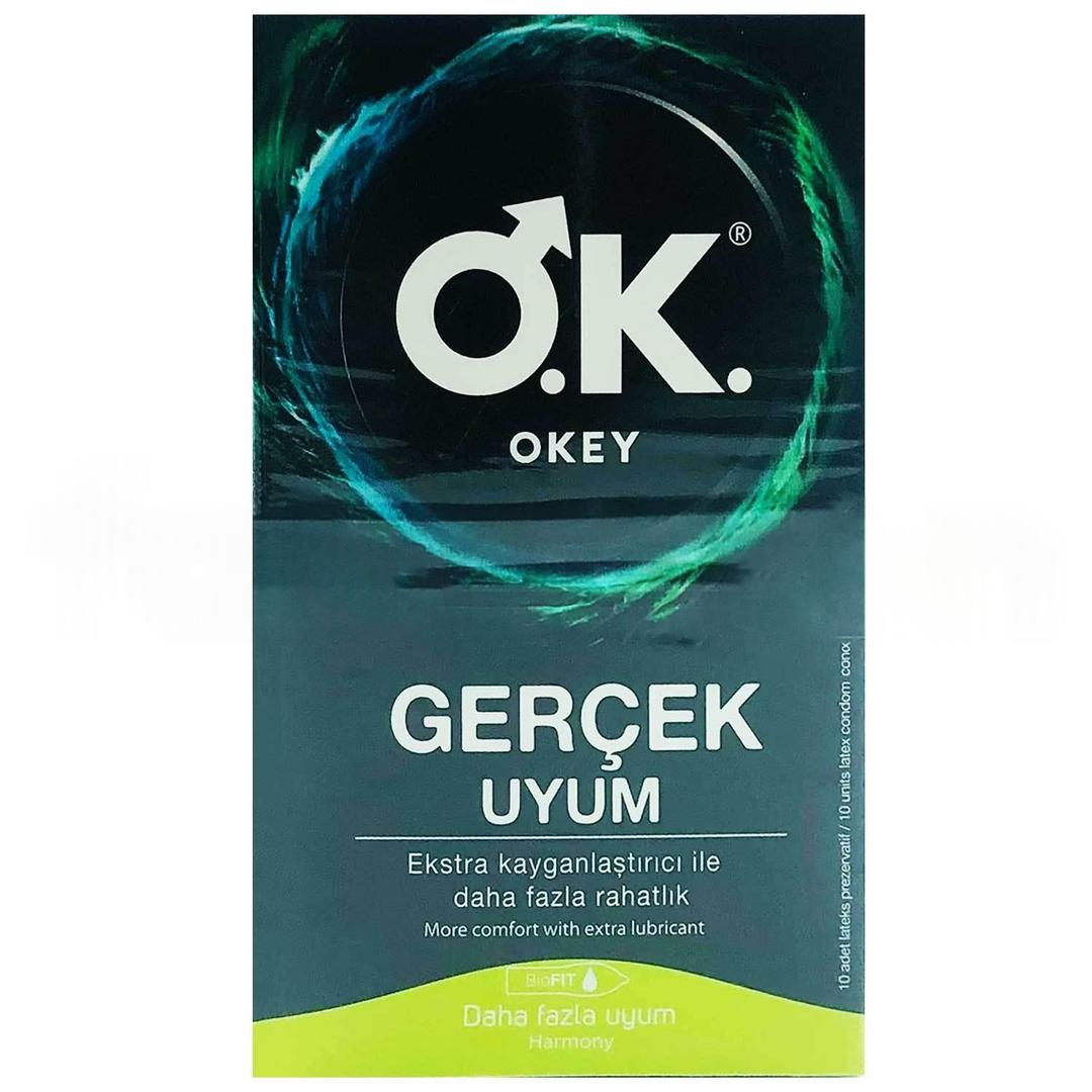 Okey Prezervatif Gerçek Uyum 10lu
